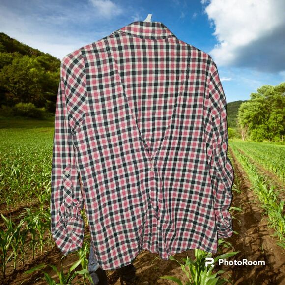 Carhartt for Women Plaid Button Up Shirt Size L - Picture 2 of 2